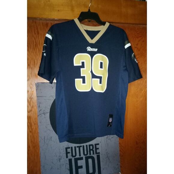 Stedman Bailey Auto Rams Jersey #39 Steven Jackson NFL Youth Large 14/16 Blue - Picture 2 of 7